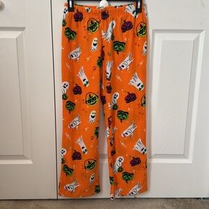 Halloween Ghost Theme Pajama Pants Kids